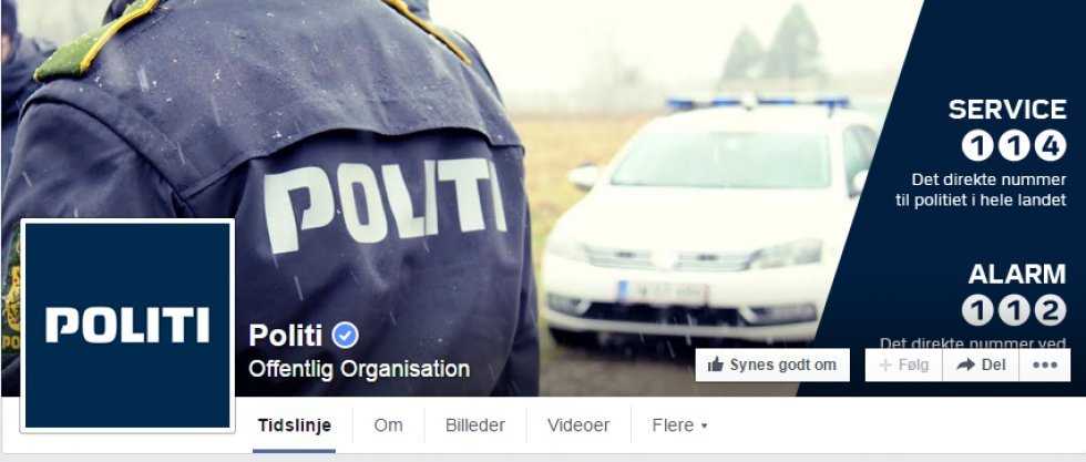 Hvorfor er politiet så populære på sociale medier?