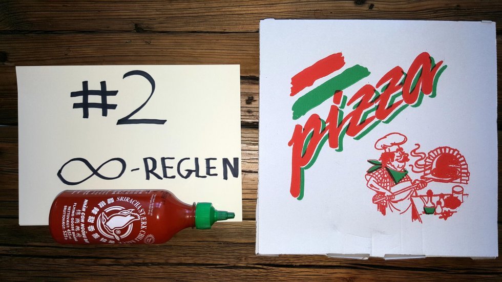 #2 Evighedsreglen - OPRÅB: Lad os lige slå pizzabakkereglerne fast!