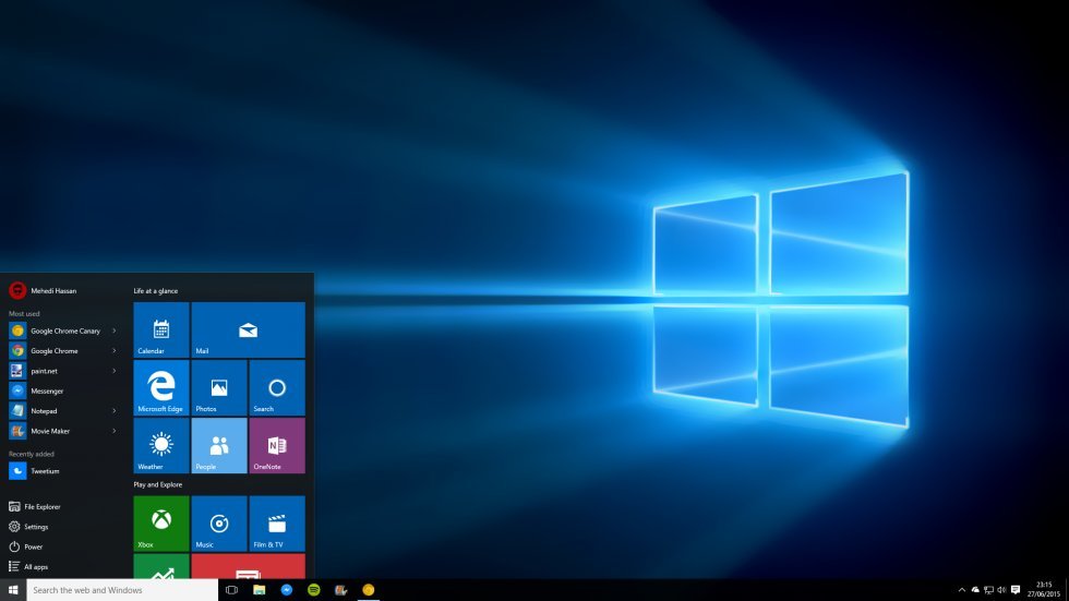 Windows 10 test - The good and the bad
