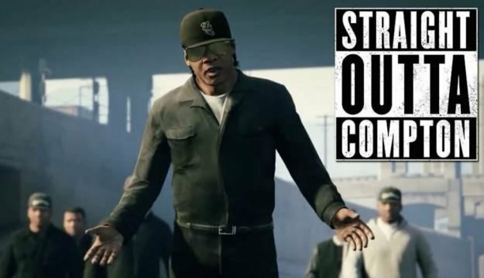 GTA V-udgaven af NWAs Straight Outta Compton musikvideo er straight out gangsta!