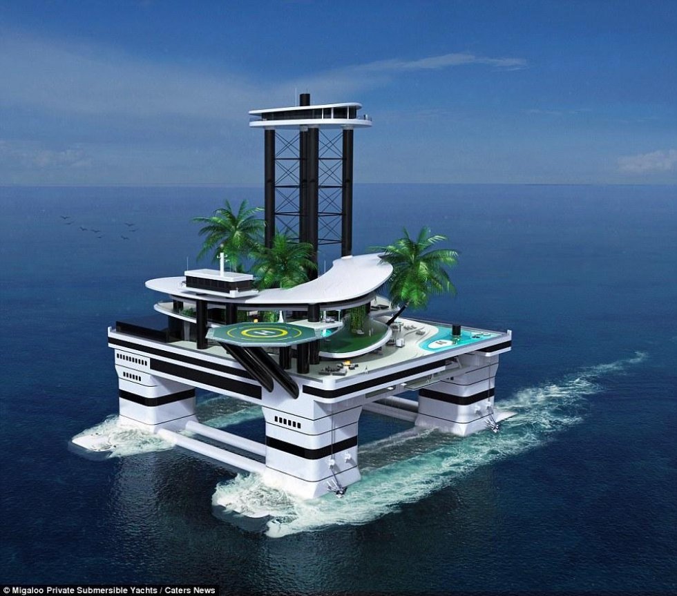 Milliardærdrømmen: køb din egen flydende ø
