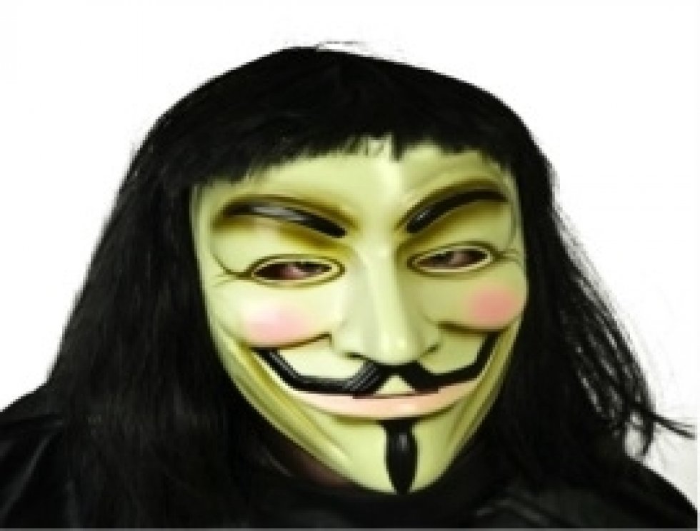 Intet siger "Frygt mig!" som en maske købt på en hjemmeside der også sælger prinsessetøj - Anonymous - Verdens Bedste/Værste hackere