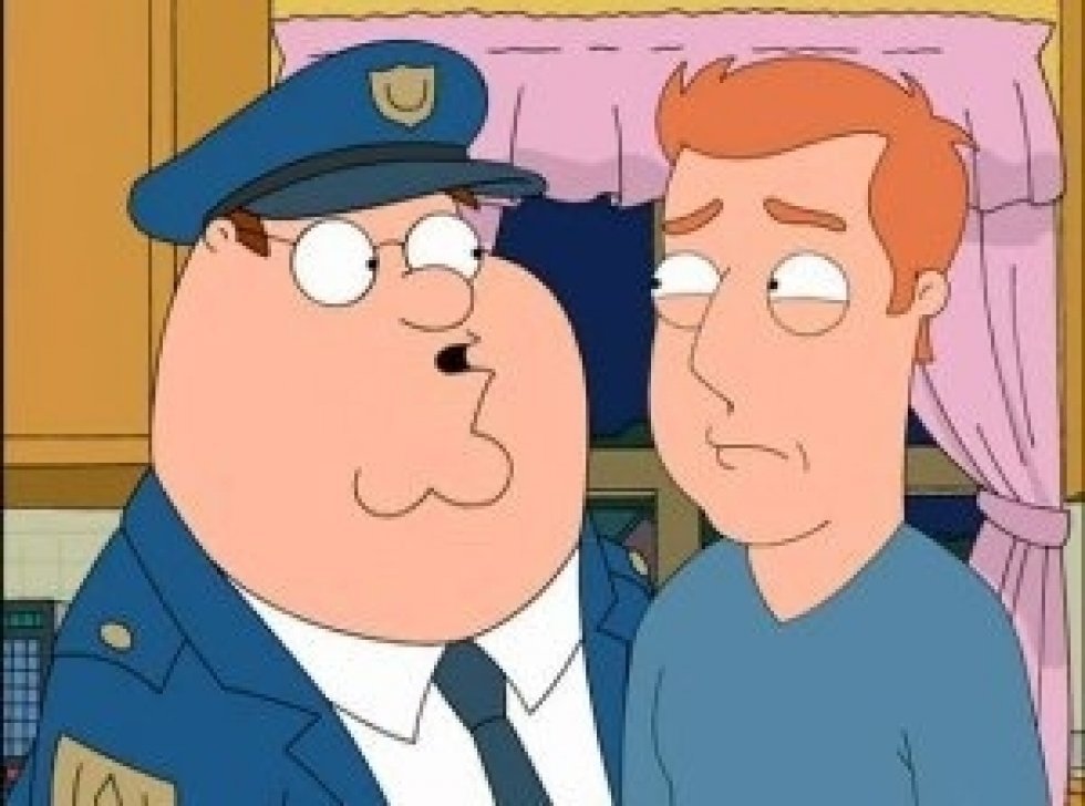 Peter Pewterschmidt (højre) - Family Guy - Robert Downey, Jr. - fra junkie til jernmand