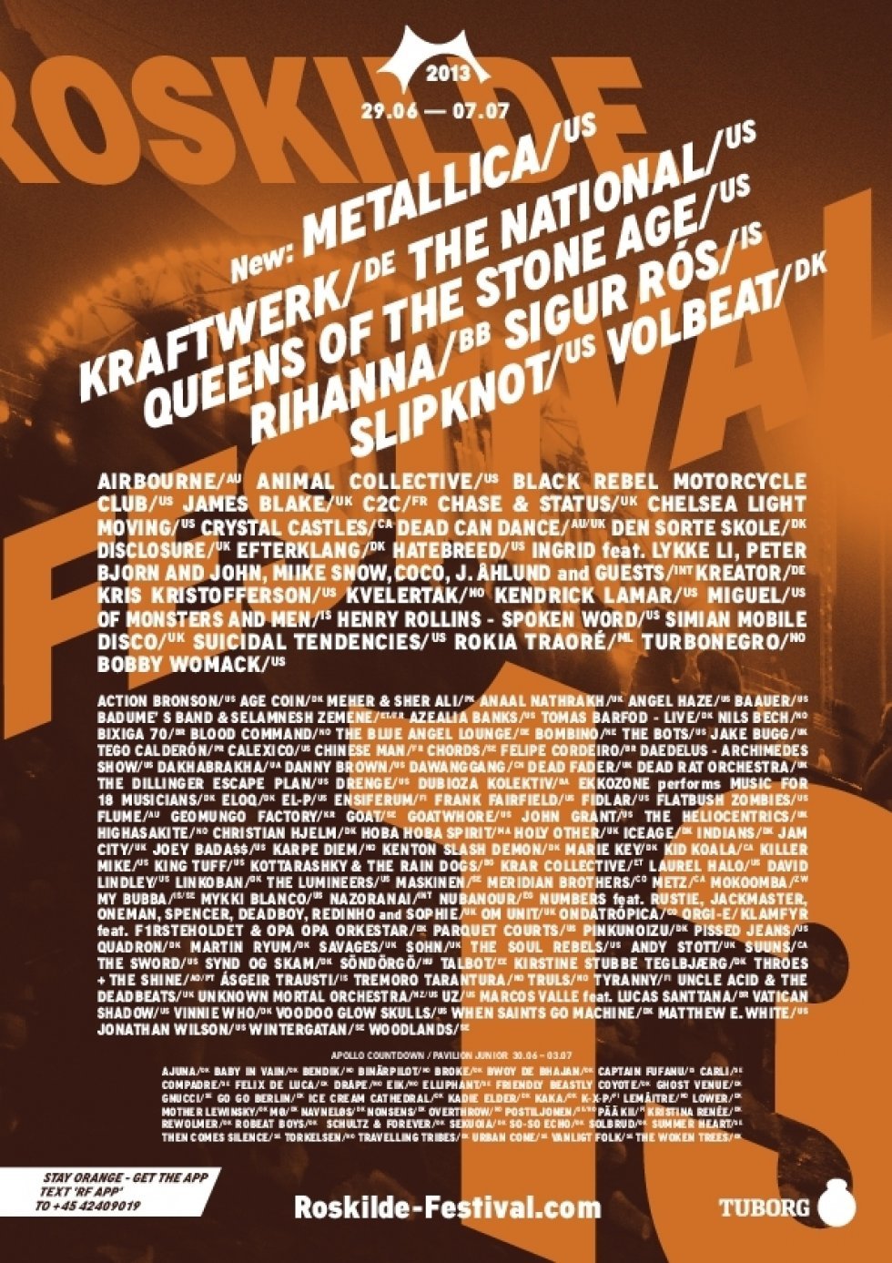 Optakt til Roskilde Festival 2013