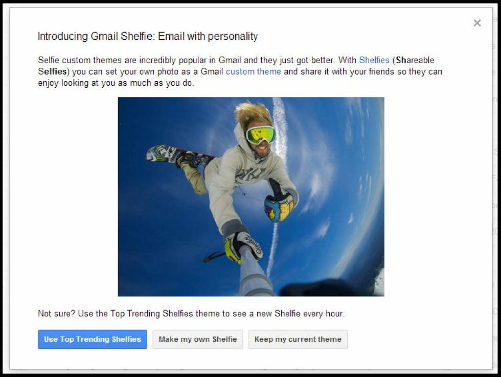 Gmail introducerer Shelfie - Aprilsnar 2014 [De bedste]