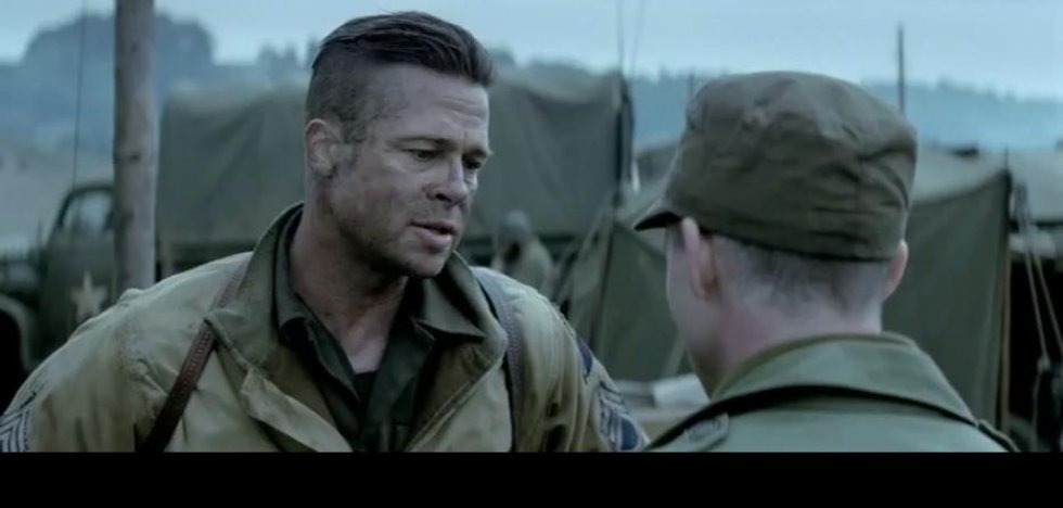 Første officielle trailer til 'Fury' med Brad Pitt
