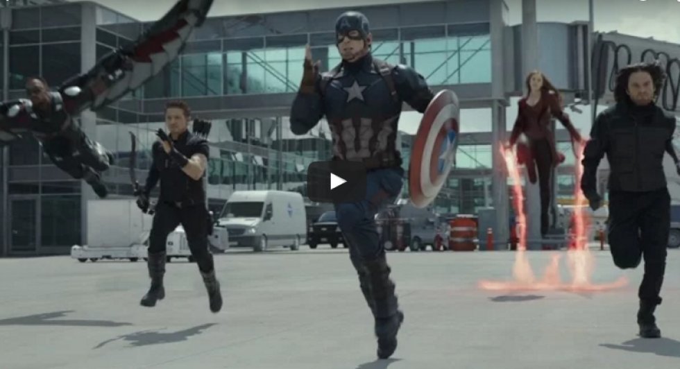 Verdenpremiere for traileren til Captain America: Civil War