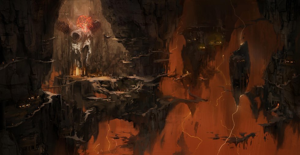 Emerson Tung  Hell (Necropolis)  - Se det imponerende artwork fra det kommende DOOM