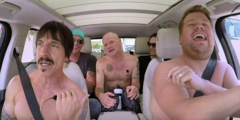 Red Hot Chili Peppers på Carpool Karaoke med James Corden