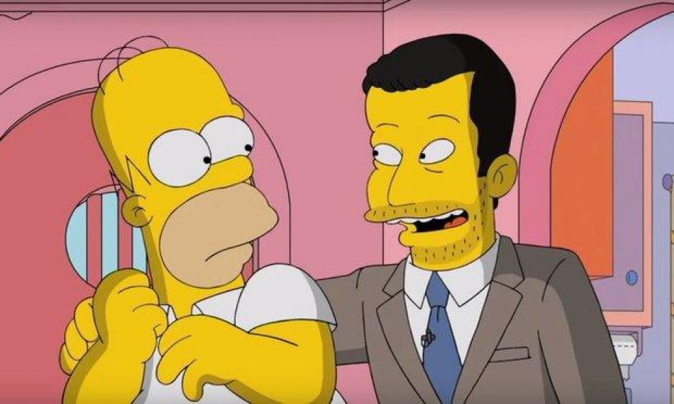 Jimmy Kimmel får rundtur af Homer Simpson [Video]