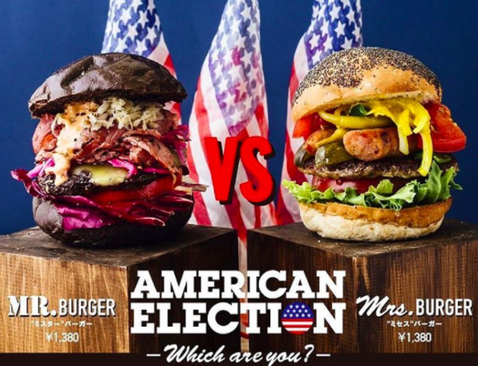 Japan fejrer det amerikanske valg med Mr. og Mrs. burgere