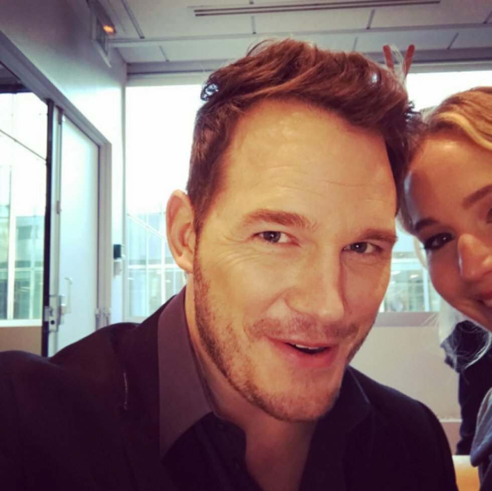 Chris Pratt laver prank med Jennifer Lawrence på Instagram