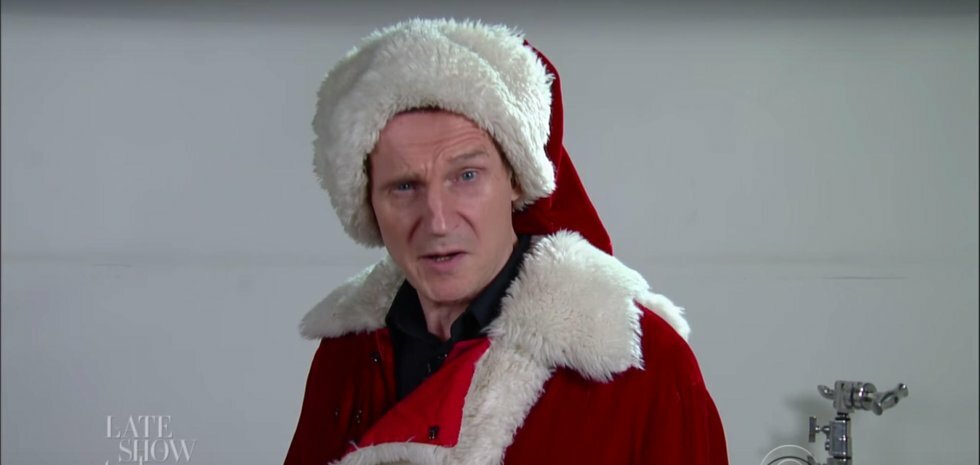 Liam Neeson går til casting som julemanden
