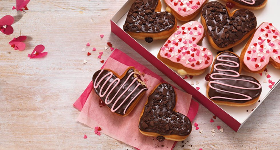 Sig det med donuts: Den perfekte valentinsdessert
