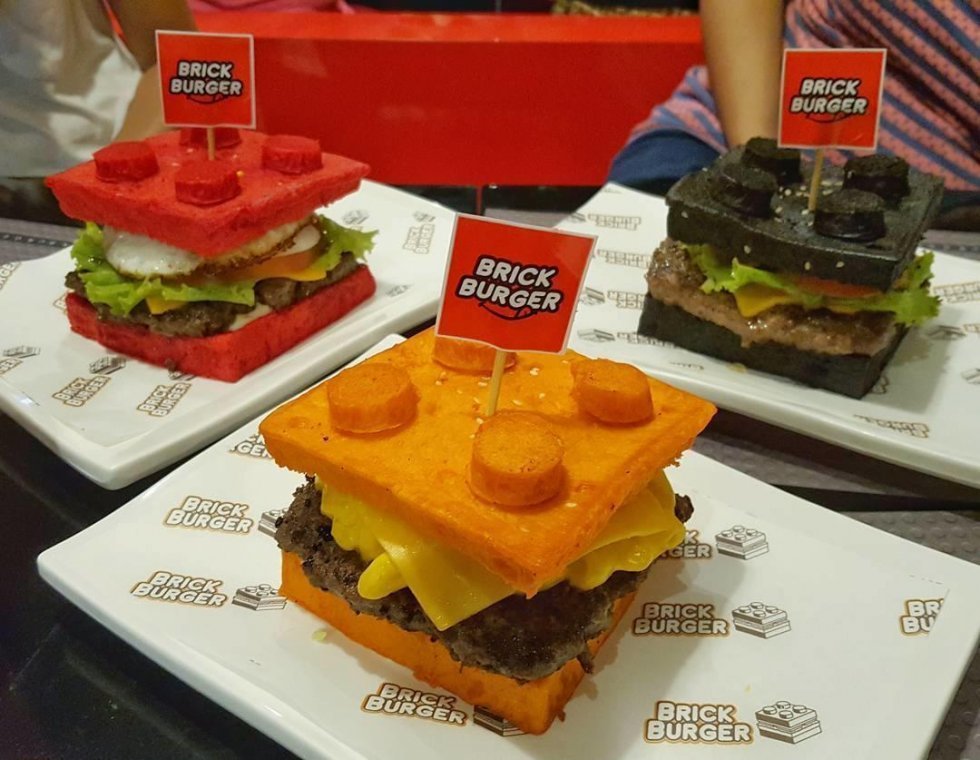 Restaurant i Filippinerne serverer LEGO-formede burgere
