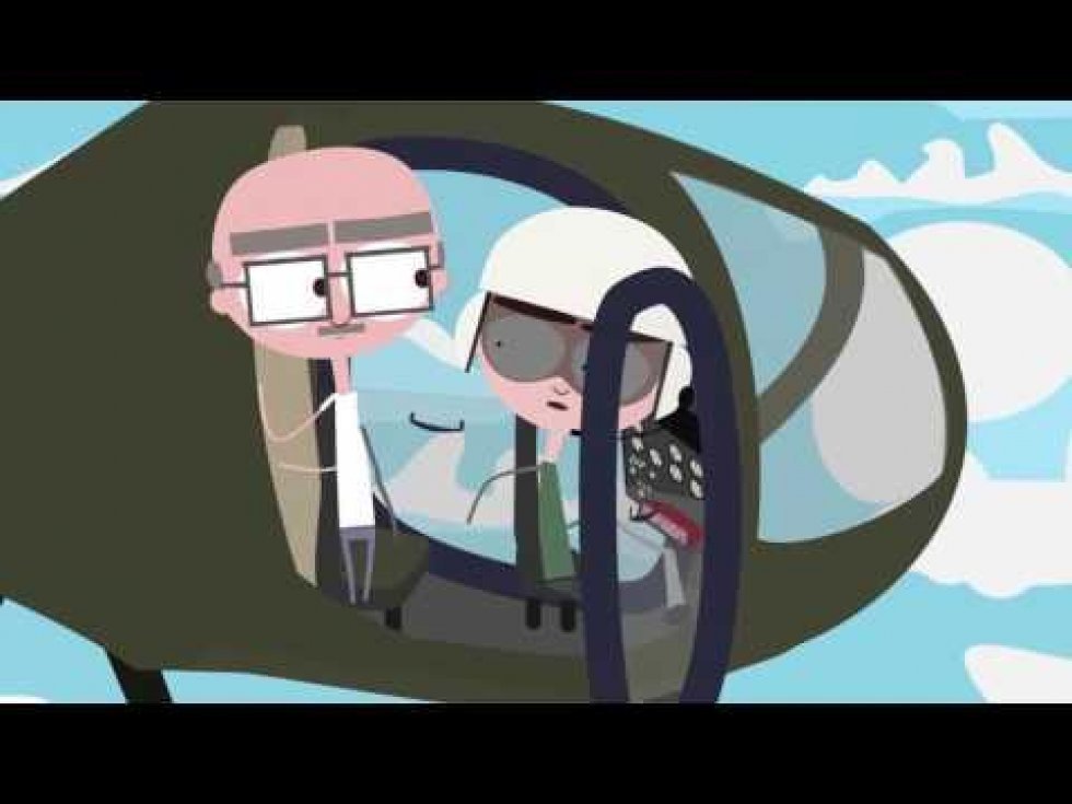 Bill Burrs fantastiske helikopter-fortælling har fået en tegnefilm - gør dig selv en tjeneste at se den