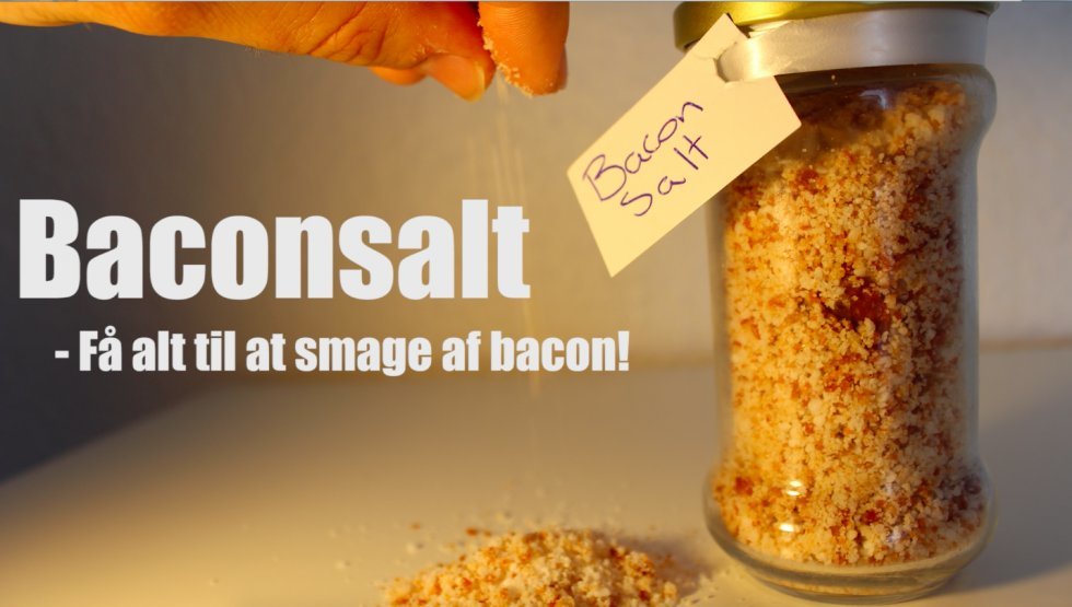 Connery Food: Baconsalt