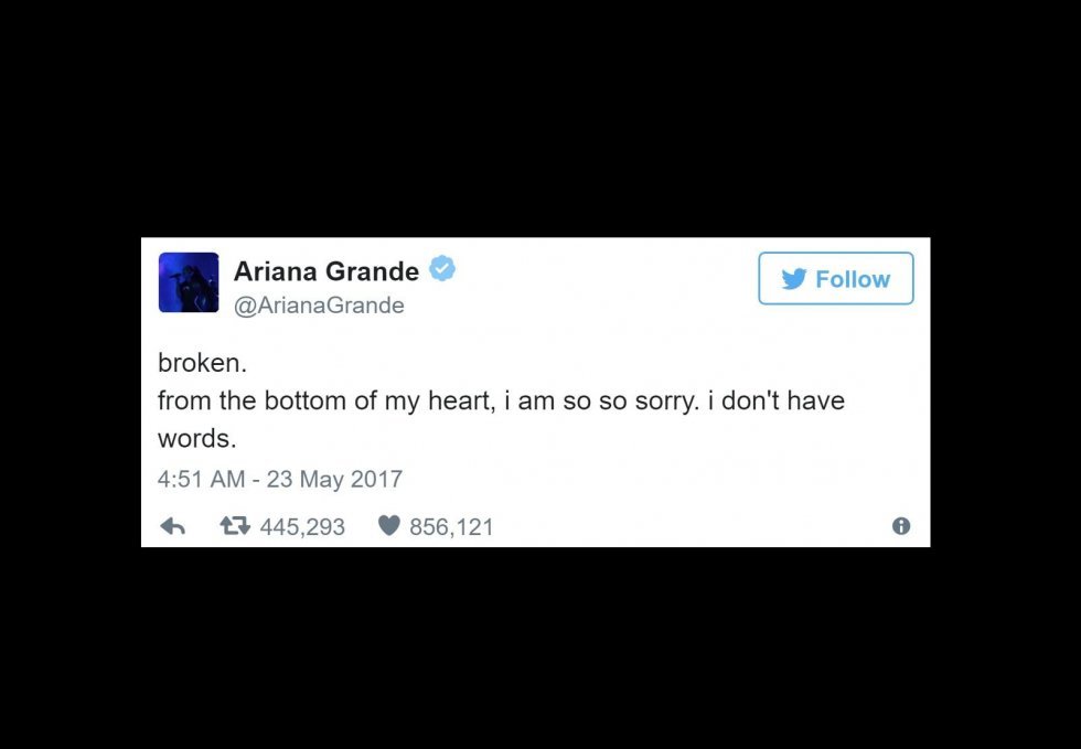 22 omkommet ved bombeangreb under Ariana Grande koncert i Manchester
