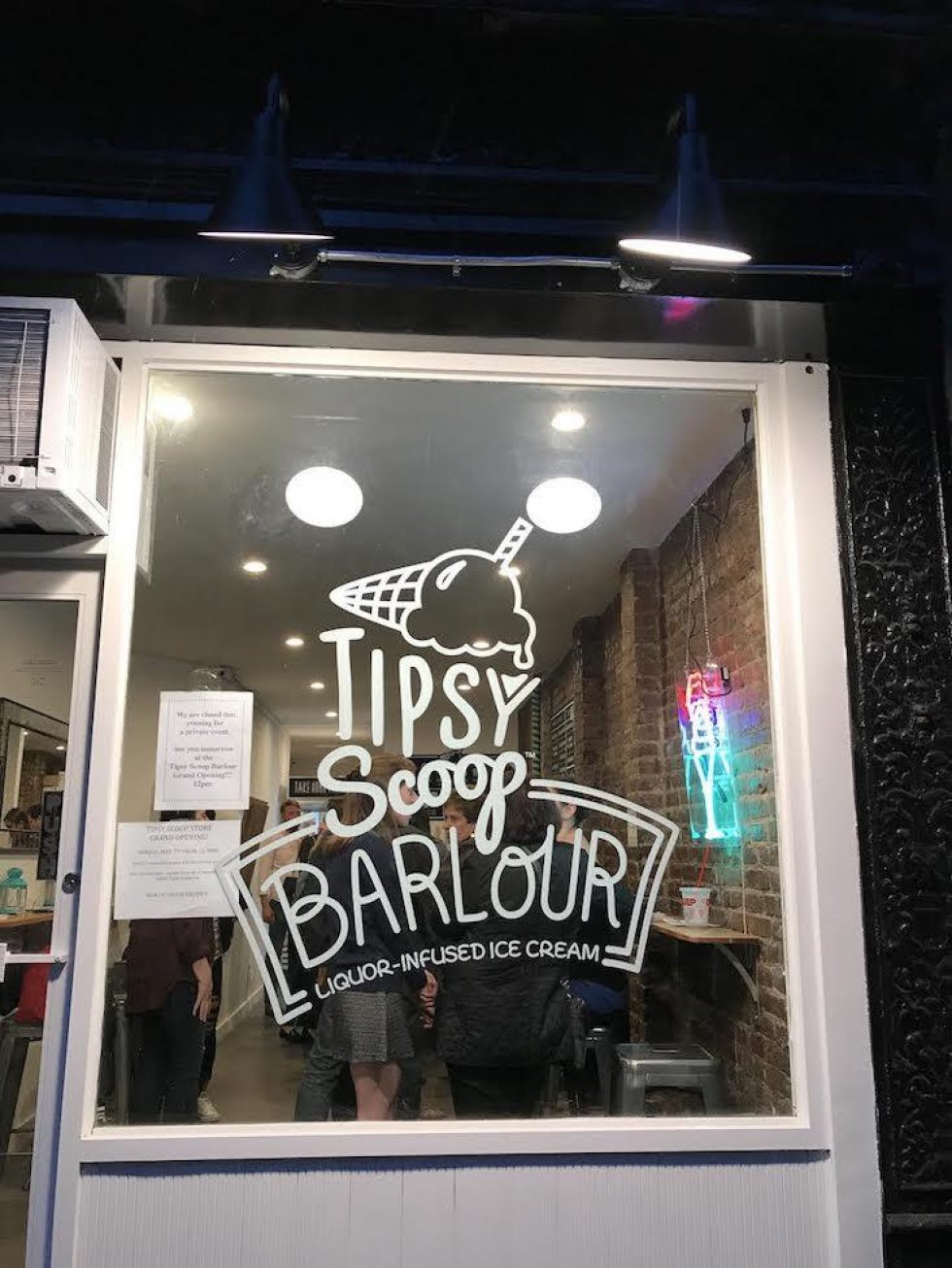 'Tipsy Scoop' i New York sælger is med både smag og procenter fra alkohol