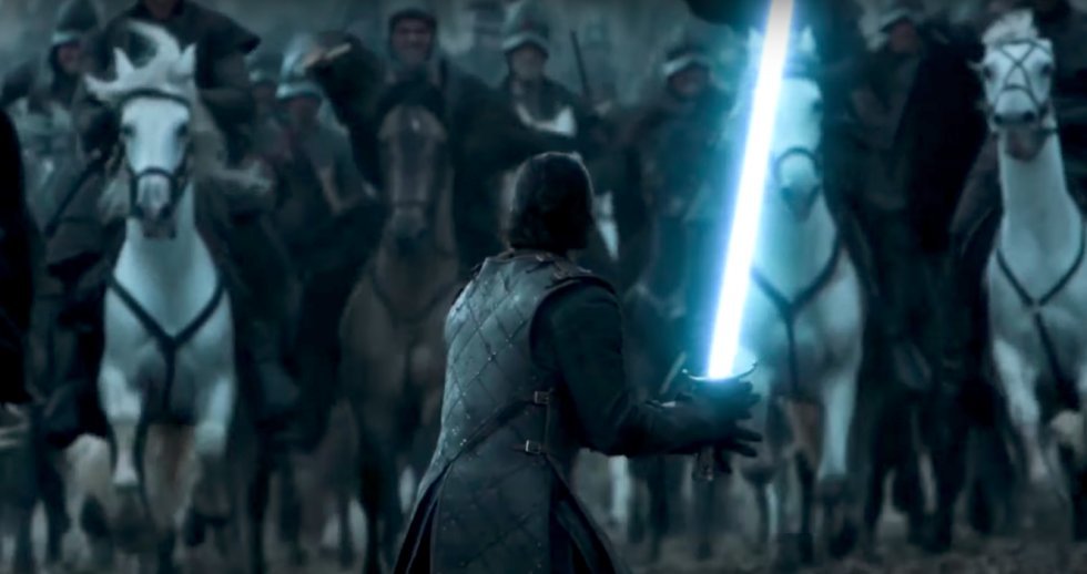 Sådan ville Game of Thrones se ud, hvis sværdene blev skiftet ud med lyssværd