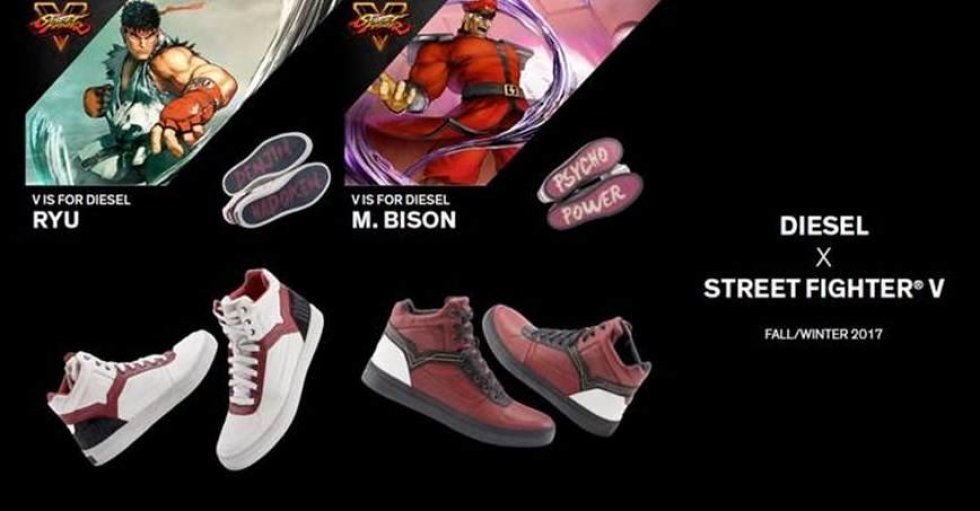 Diesel er klar med limiteret Street Fighter sko-kollektion