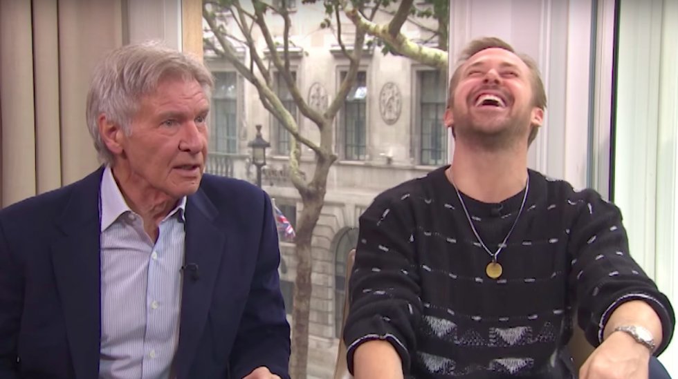 Britisk interview med Harrison Ford og Ryan Gosling stikker helt af