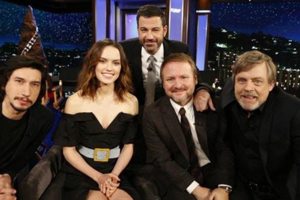 Castet fra The Last Jedi besøger Jimmy Kimmel