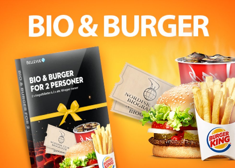 Vind Bio & Burger for 2 personer!