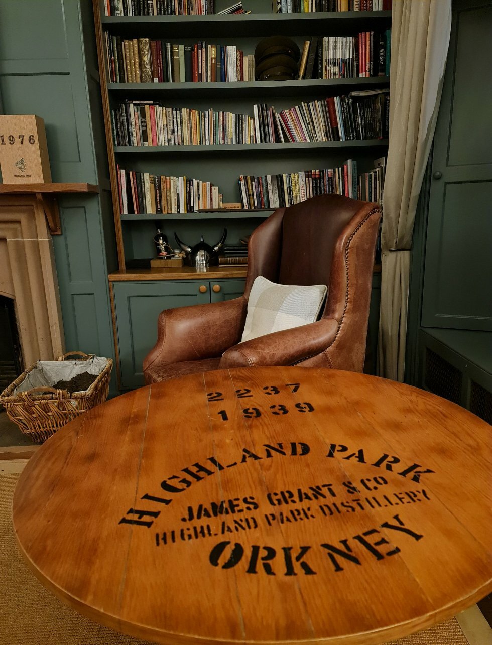 Det ikoniske Eunson Room hos Highland Park. - Highland Park 54 YO: Sådan smager en whisky til 339.000 kroner