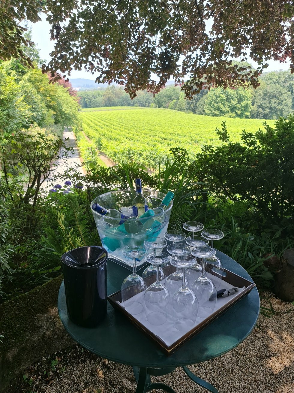 Smagning i Aveleda-oasen. - Rejse-reportage: Vineventyr i Portugals Vinho Verde-region