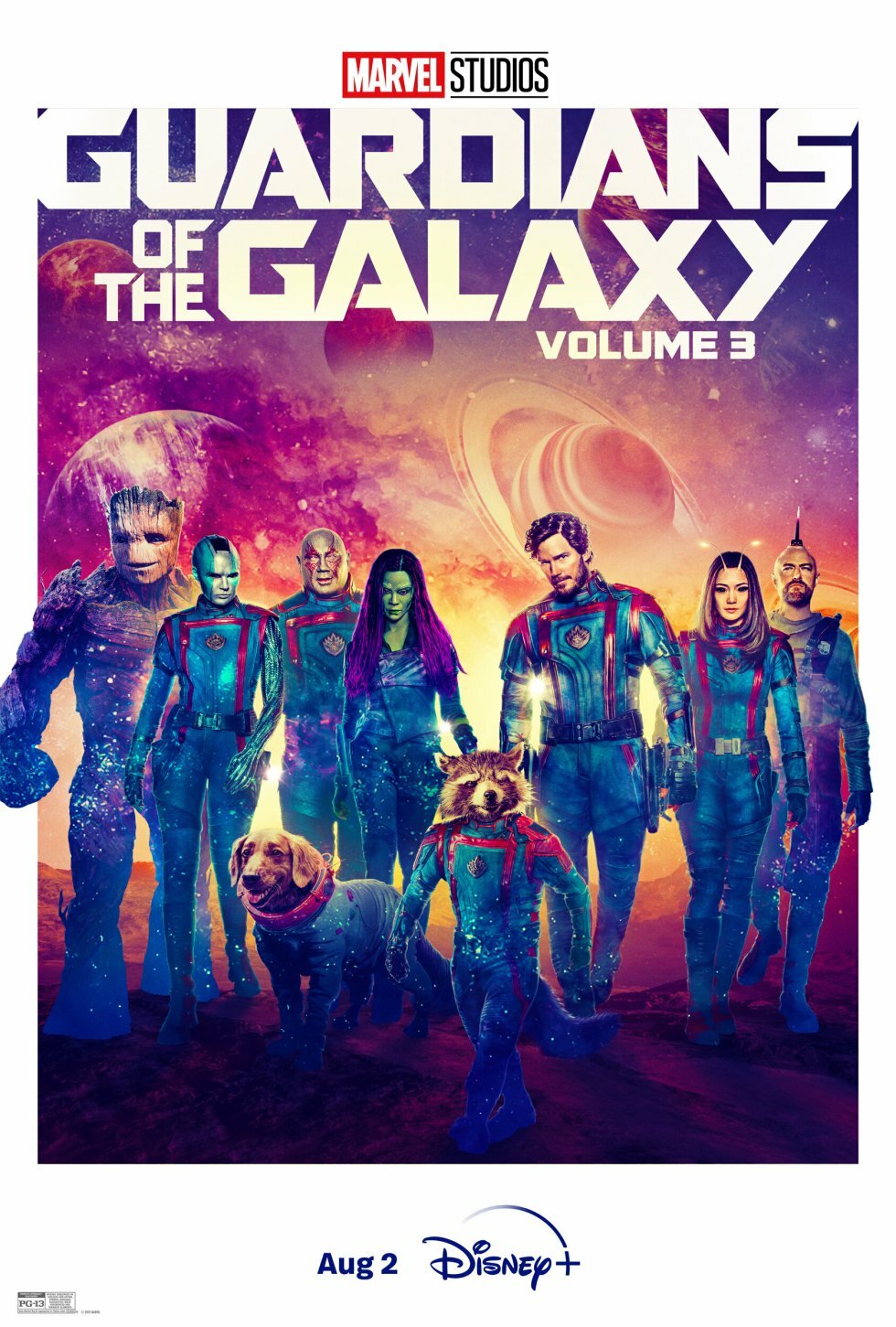 Guardians of the Galaxy Vol. 3 er klar til streaming om lidt