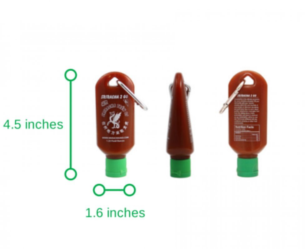 Sriracha på nøglering