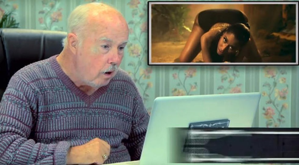 Gamle menneskers reaktion på Nicki Minaj's 'Anaconda'