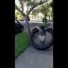 Guy Hula Hoops 100 pound Tire!!!!!! WORLD RECORD! ORIGINAL - Next level-træning: Hulahop med et traktordæk