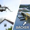 Mit der FLIEGENDEN BADEWANNE zum BÄCKER! | Bemannte Drohne #4 - Et tysk brødrepar har bygget et flyvende badekar til at hente sandwiches i