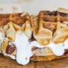 How To Make Waffle S'mores - For koldt til grill? Lav s'mores i vaffeljernet