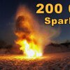 200 000 Sparklers - Video af 200.000 stjernekastere tændt på én gang