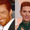 Hollywood-stjerner forvandles til gingers