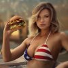 Carl's Jr. præsenterer: verdens mest amerikanske burger