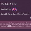 Infogram over de 15 rigeste opfindere nogensinde
