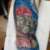 Yoda af Adem - 15 veludførte Star Wars tatoveringer