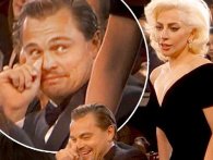 Leonardo DiCaprio bliver busted af Lady Gaga. I at grine af Gaga. Fantastisk.