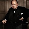 Winston Churchill 1941 - Historiske sort/hvid-billeder i farver