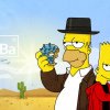 I simpsons er det de blå muffins, der bliver dealet rundt i Springfield - Se Walter White og co. give den op som hiphoppere