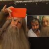 Colbert i Gandalf udklædning - Stephen Colbert interviewer dragen Smaug