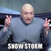 Hvad laver amerikanerne, når de rammes af en snestorm?