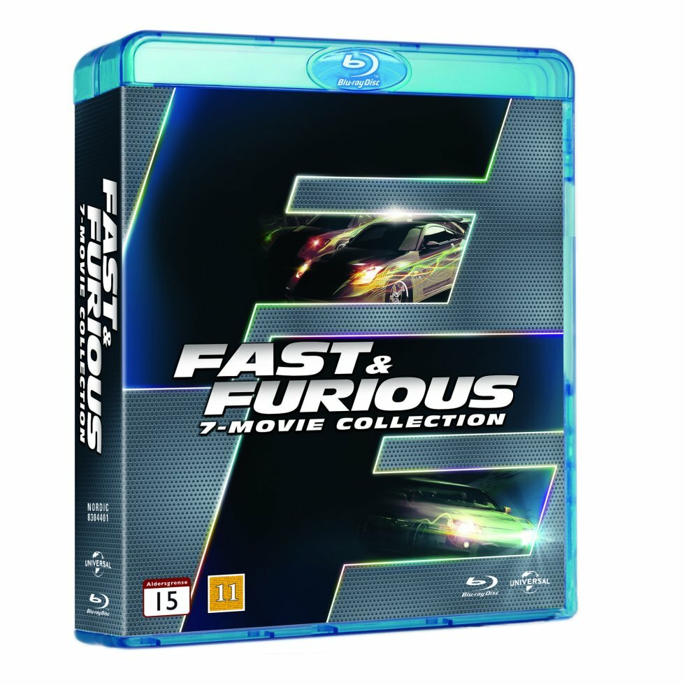 [Konkurrence] Vind Fast & Furious 7-Movie Collection på Blu-ray