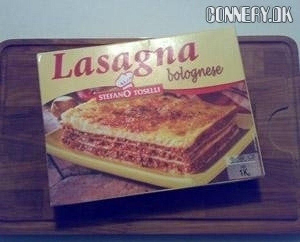 Færdiglavet lasagne
