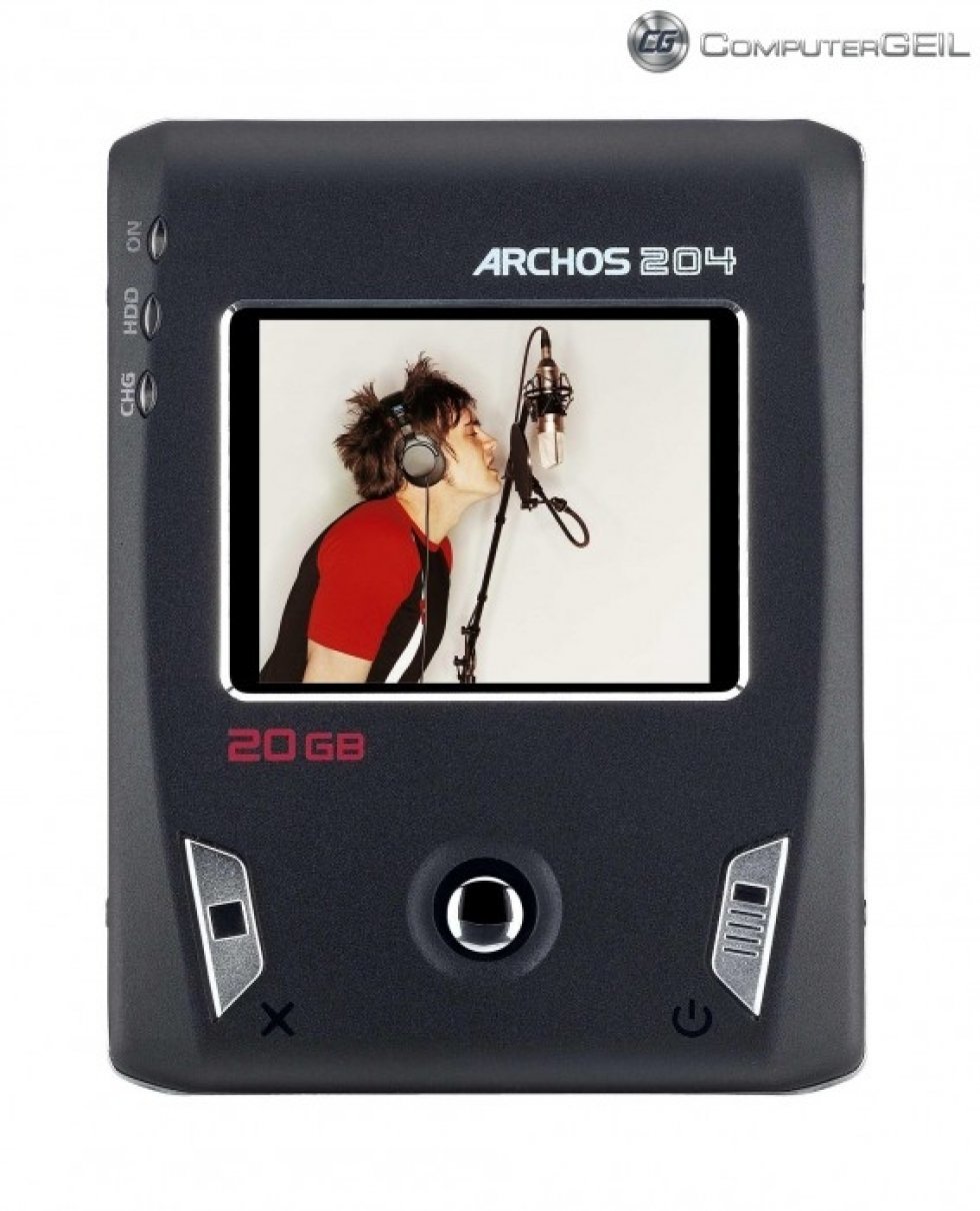 Archos mp3-afspiller med 20 GB harddisk