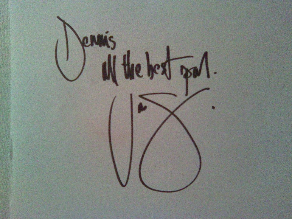 Jasons autograf til mig - EKSKLUSIVT: Connery.dk mødte Jason Statham
